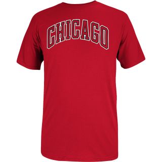 adidas Mens Chicago Bulls Dime Graphic Short Sleeve T Shirt   Size: Medium, Red