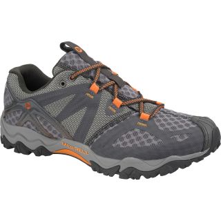MERRELL Mens Grassbow Air Low Hiking Shoes   Size 11.5, Grey/orange