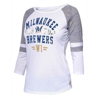 Touch By Alyssa Milano Womens Milwaukee Brewers Stella T Shirt   Size Xl