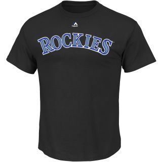MAJESTIC ATHLETIC Mens Colorado Rockies Troy Tulowitzki Player Name And Number