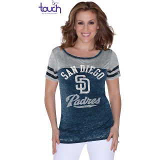 Touch By Alyssa Milano Womens San Diego Padres Morgan Short Sleeve T Shirt  