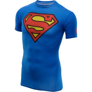 UNDER ARMOUR Mens Alter Ego Superman Compression T Shirt   Size Xl, Royal
