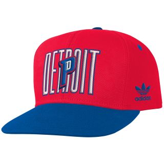 adidas Youth Detroit Pistons Lifestyle Team Color Snapback   Size: Youth