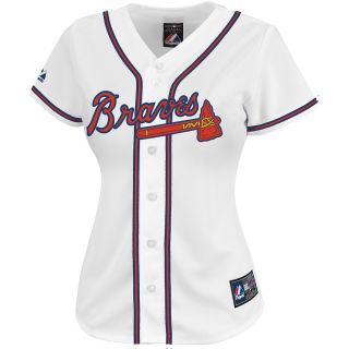 Majestic Athletic Atlanta Braves Womens Replica B. J. Upton Home Jersey   Size:
