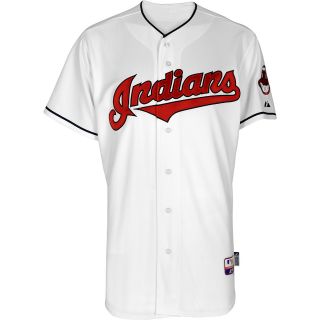 Majestic Athletic Cleveland Indians Blank Authentic Home Cool Base Jersey  