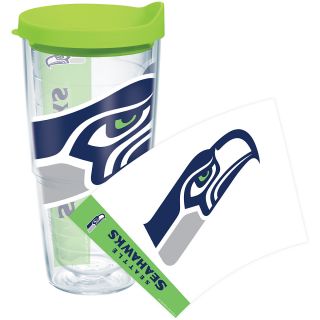 TERVIS TUMBLERS Seattle Seahawks 24 Ounce Colossal Wrap Tumbler   Size 24oz
