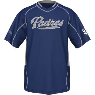 MAJESTIC ATHLETIC Mens San Diego Padres Fast Action V Neck T Shirt   Size: 2xl,