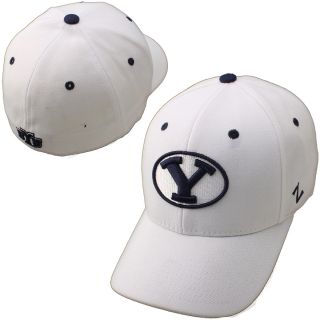 Zephyr Brigham Young University Cougars DH Fitted Hat   White   Size 7 3/8,