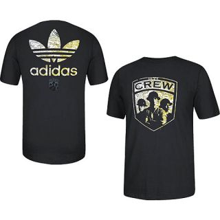 adidas Mens Columbus Crew Athletic Short Sleeve T Shirt   Size: Large, Black