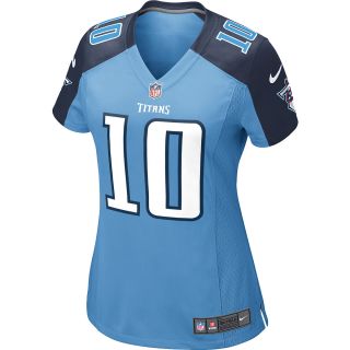 NIKE Womens Tennessee Titans Jake Locker Game Team Color Jersey   Size Large,