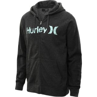 HURLEY Mens One & Only Slim Fit Full Zip Hoodie   Size Xl, Mineral Grey