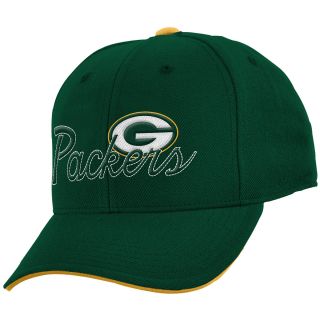 NFL Team Apparel Youth Green Bay Packers Structured Adjustable Cap   Size: Youth