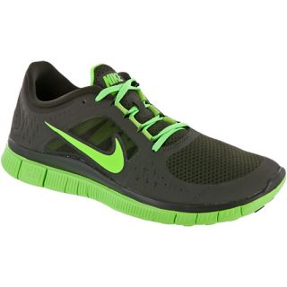 Nike Free Run+ 3: Nike Mens Running Shoes Sequoia/Green