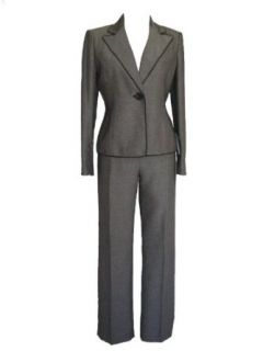 LE SUIT Island Escape 2 Pc Jacket/Pant Suit GREY 6 at  Womens Clothing store: Business Suit Pants Sets