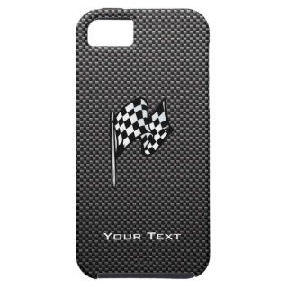 Carbon Fiber look Checkered Flag iPhone 5 Cover