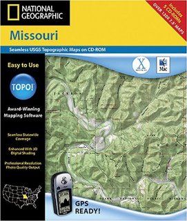 National Geographic TOPO Map of Missouri (Mac): GPS & Navigation