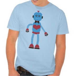 Cute Robot Couple Shirt (His)