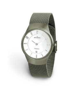 Skagen Men's Titanium Mesh Watch #533LTTW: Watches