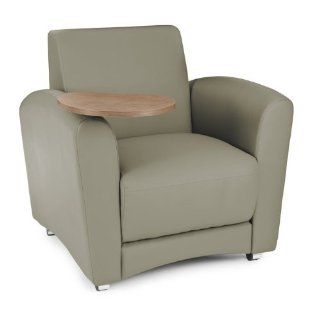 InterPlay Series Rolling Vinyl Chair with Right Tablet Arm   Reception Room Chairs