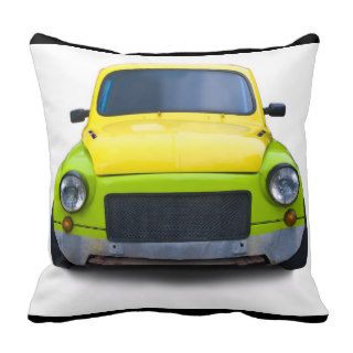 funny old modified car pillow