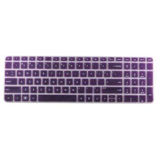 HP Pavilion New G6(With Number Key) Translucent Keyboard Protector Skin Cover US Layout Purple (Notice: Check your keyboard if it has Number Key at the right side): Computers & Accessories