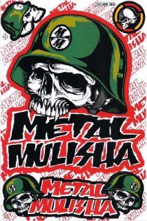 Rockstar Metal Mulisha Graphic Sticker Decal 1 Sheet Green RM552.: Everything Else