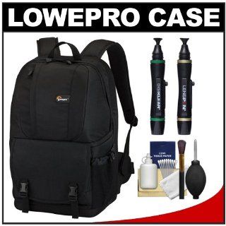 Lowepro Fastpack 250 Backpack Digital SLR Camera Case (Black) + Accessory Kit for Canon EOS 70D, 6D, 5D Mark III, Rebel T3, T5i, SL1, Nikon D3100, D3200, D5200, D7100, D600, D800, Sony Alpha A65, A77, A99  Camera & Photo