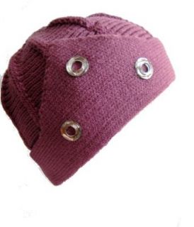 Frost Hats Winter Hat for Women PURPLE Knitted Beanie Skully Fit Hat Warm Ski Beanie Frost Hats One Size Purple