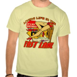 Fast Lane 35th Birthday Gifts T Shirts