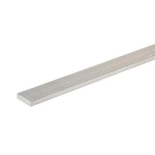 Everbilt 96 in. x 1 in. x 1/4 in. Aluminum Flat Bar 56880