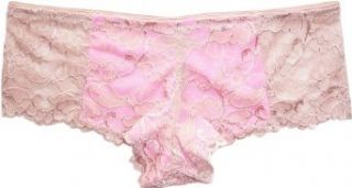 Rene Rofe Womens Lace Cheeky Boy Short in Spring Colors (Medium, Nude and Pink): Clothing