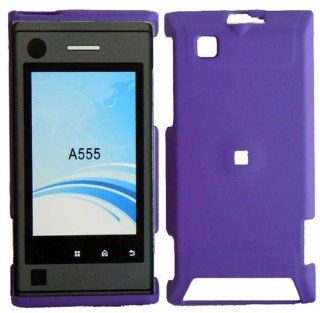 Dark Purple Hard Case Cover for Motorola Devour A555: Cell Phones & Accessories
