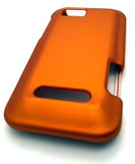 Motorola Defy XT XT555c Orange Solid Color Hard Matte Design Case Skin Cover Mobile Phone Accessory: Cell Phones & Accessories