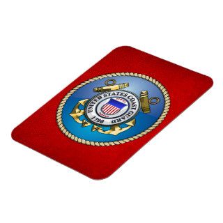 U.S. Coast Guard Emblem Vinyl Magnets