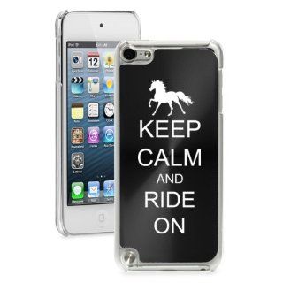 Apple iPod Touch 5th Generation Black 5B542 hard back case cover Keep Calm and Ride On Horse: Cell Phones & Accessories