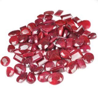 545.00 Ct+ Attractive Natural Precious Red Ruby Different Cut Loose Gemstone Lot: Aura Gemstones: Jewelry