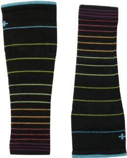 Sockwell Women's Compression Stripe Leg Sleeve Sock, Medium/Large, Black Stripe: Sports & Outdoors