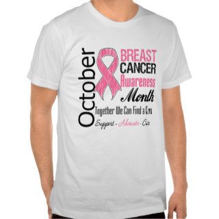 October   Breast Cancer Awareness Month Tee Shirt