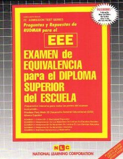 Examen De Equivalencia Para El Diploma De Escuela Superior (GED in Spanish): Passbooks: 9780837350226: Books