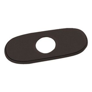Grohe 07 551 ZB0 6 Inch Euro Escutcheon Plate For Covering Unused Mounting Holes, Oil Rubbed Bronze   Faucet Escutcheons  