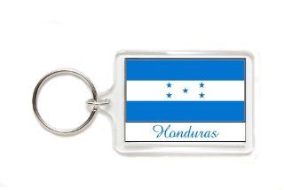 Souvenir Honduras Honduran Flag Double Sided Acrylic Key Ring Medium Keyring Keychain Stocking Stuffer 