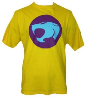 Thundercats Mens T Shirt   Bright Blue and Purple Logo (XX Large) Yellow Novelty T Shirts Clothing