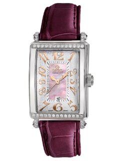 Gevril Women's 7248RT.14F Pink Mother of Pearl Genuine Alligator Strap Watch at  Women's Watch store.