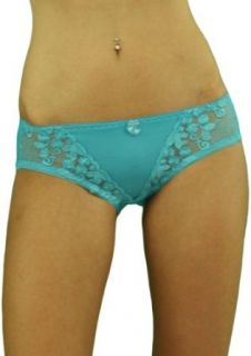 ToBeInStyle Women's Floral Lace V Shaped Low Rise Elastic Panty
