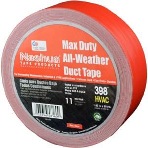 Nashua Tape 398 Max Duty 1 7/8 in. x 60 yds. All Weather Red Duct Tape 3982020400