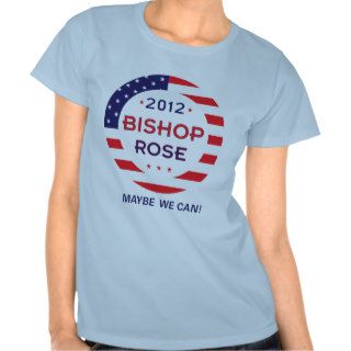 Women's Bishop/Rose for 2012 T shirt