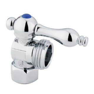 Kingston Brass Cc13001 1/2 Ips 3/4 Hose Thread Angle Shut Off Valve Chrome 1/2Ips X 3/4Hose Thread Cp Lever Chrome Finish : Other Products : Everything Else