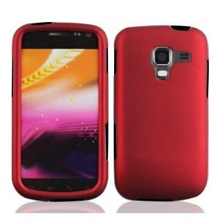 Boundle Accessory For AT&T Samsung Galaxy Exhilarate i577   Red Hard Case Protector Cover + Lf Stylus Pen + Lf Screen Wiper: Cell Phones & Accessories