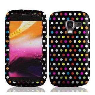 Boundle Accessory For AT&T Samsung Galaxy Exhilarate i577  Rainbow Dots Designer Hard Case Protector Cover + Lf Stylus Pen + Lf Screen Wiper: Cell Phones & Accessories