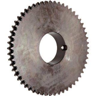 Martin Roller Chain Sprocket, Taper Bushed, Type B Hub, Double Strand, 35 Chain Size, For 1610 Bushing, 0.375" Pitch, 54 Teeth, 1.625" Max Bore Dia., 6.663" OD, 3.625" Hub Dia., 0.561" Width